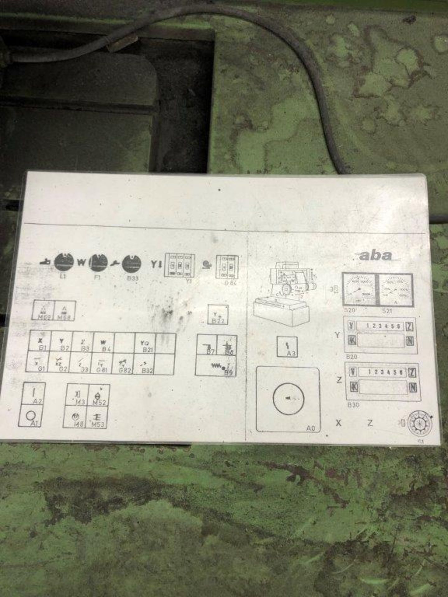 Aba FFU 1000/50 Surface Grinder, S/N 207990 (New 1986), 15.75" x 39" Electro-Magnetic Chuck - Image 9 of 10