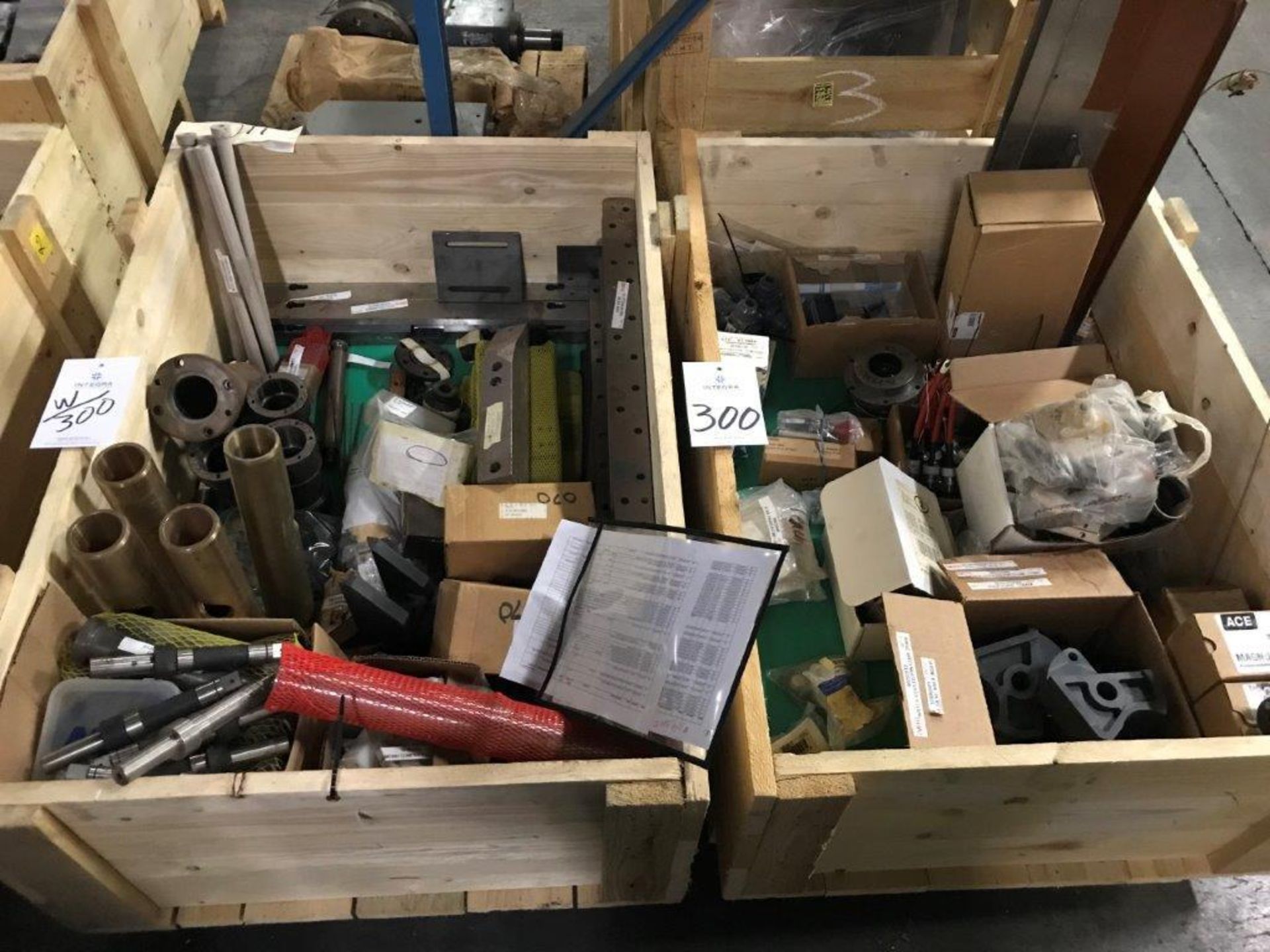 (7) Crates of Miscellaneous Spare Parts (Spare Parts Area)