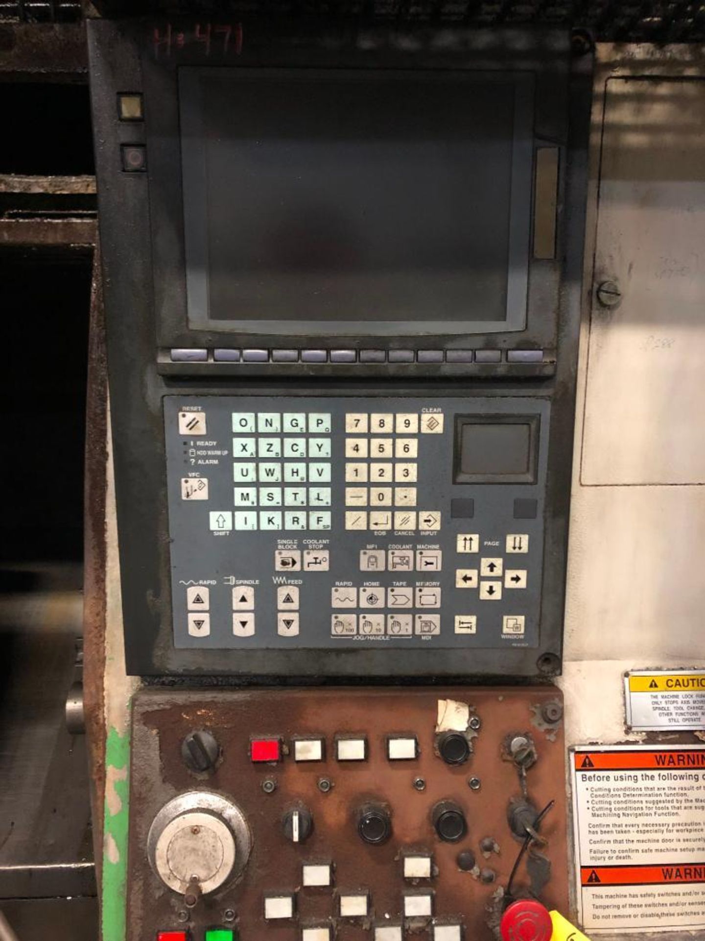 Mazak Quick Turn 300S CNC Chucker, S/N 145567 (New 2000), w/ Mazatrol CNC Control, Chip Conveyor ( - Image 3 of 6