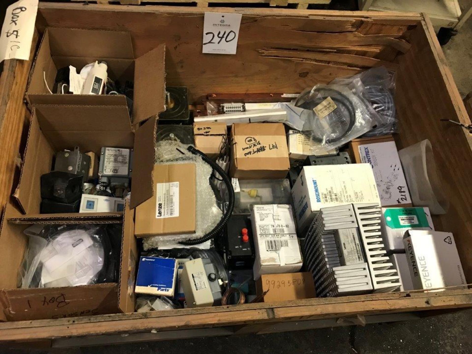 Lot of Assorted Electrical Spare Parts to Include Sensors, Timers, Switches and Misc. (Spare Parts