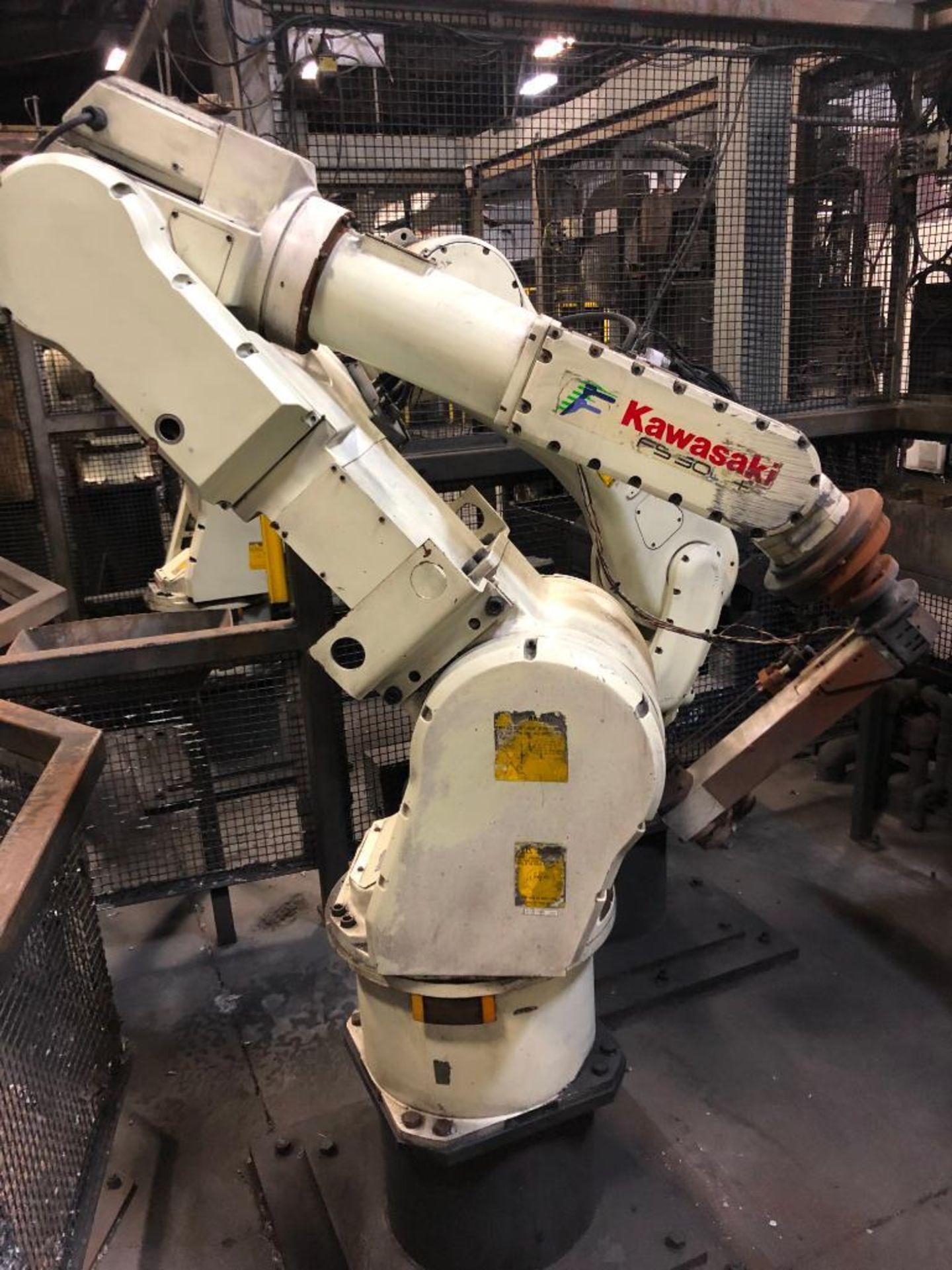 Kawasaki FS 30L+ CNC Robot, S/N FS0301143 (New 2008), w/ D32 F D001 Controller, Teach Pendant - Image 2 of 6