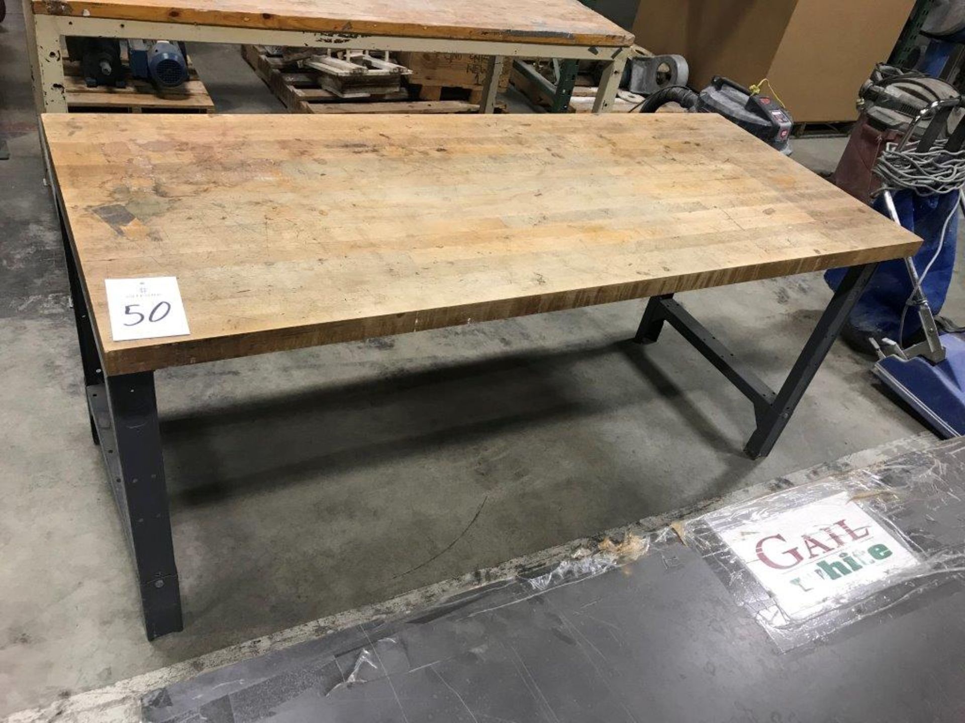 30" x 72" Wood Top Table