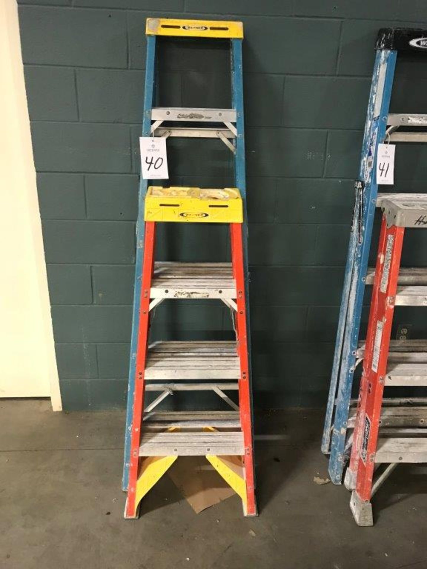 (2) Werner Fiberglass Ladders