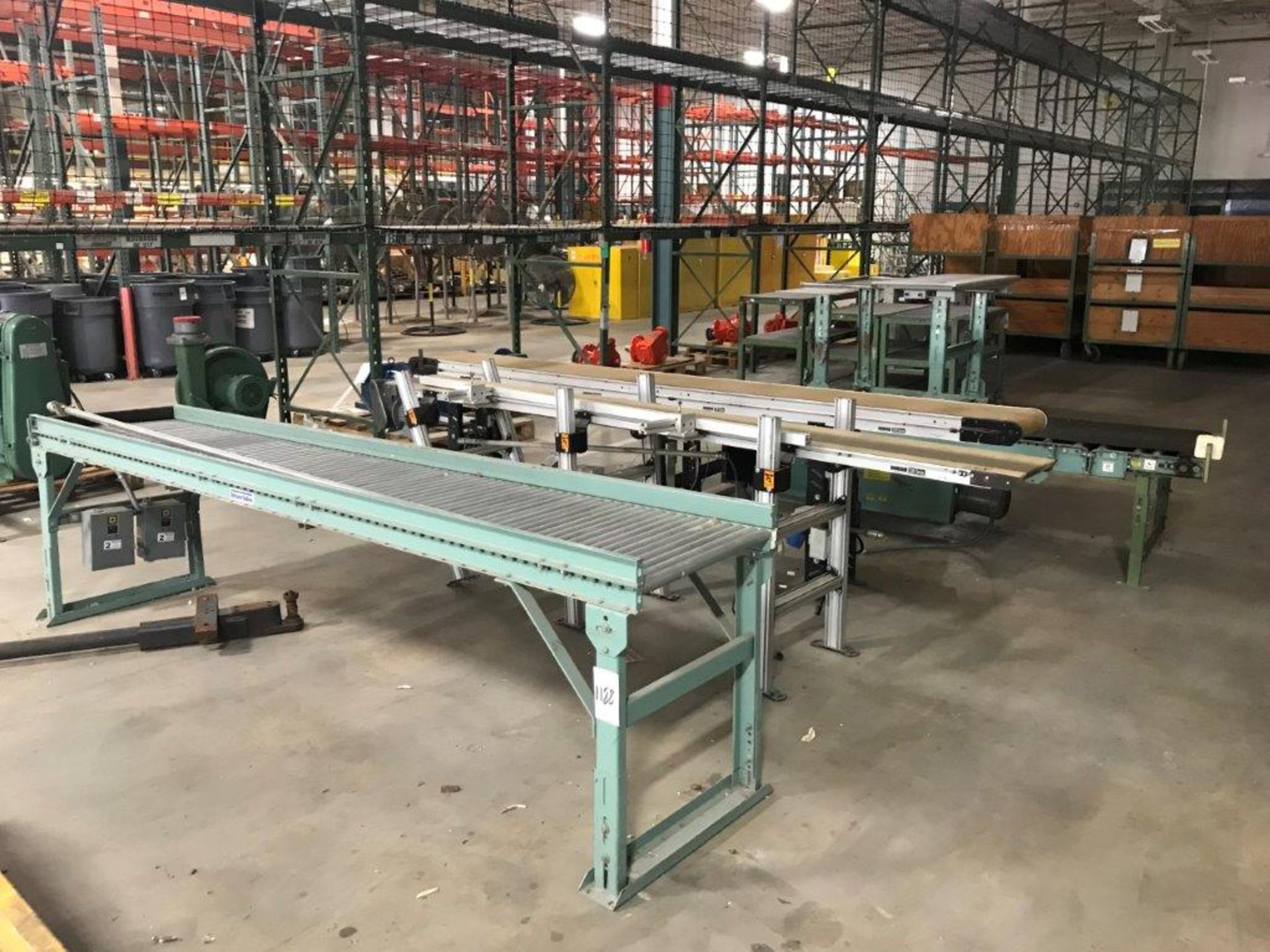 Lot of (4) Assorted Conveyors