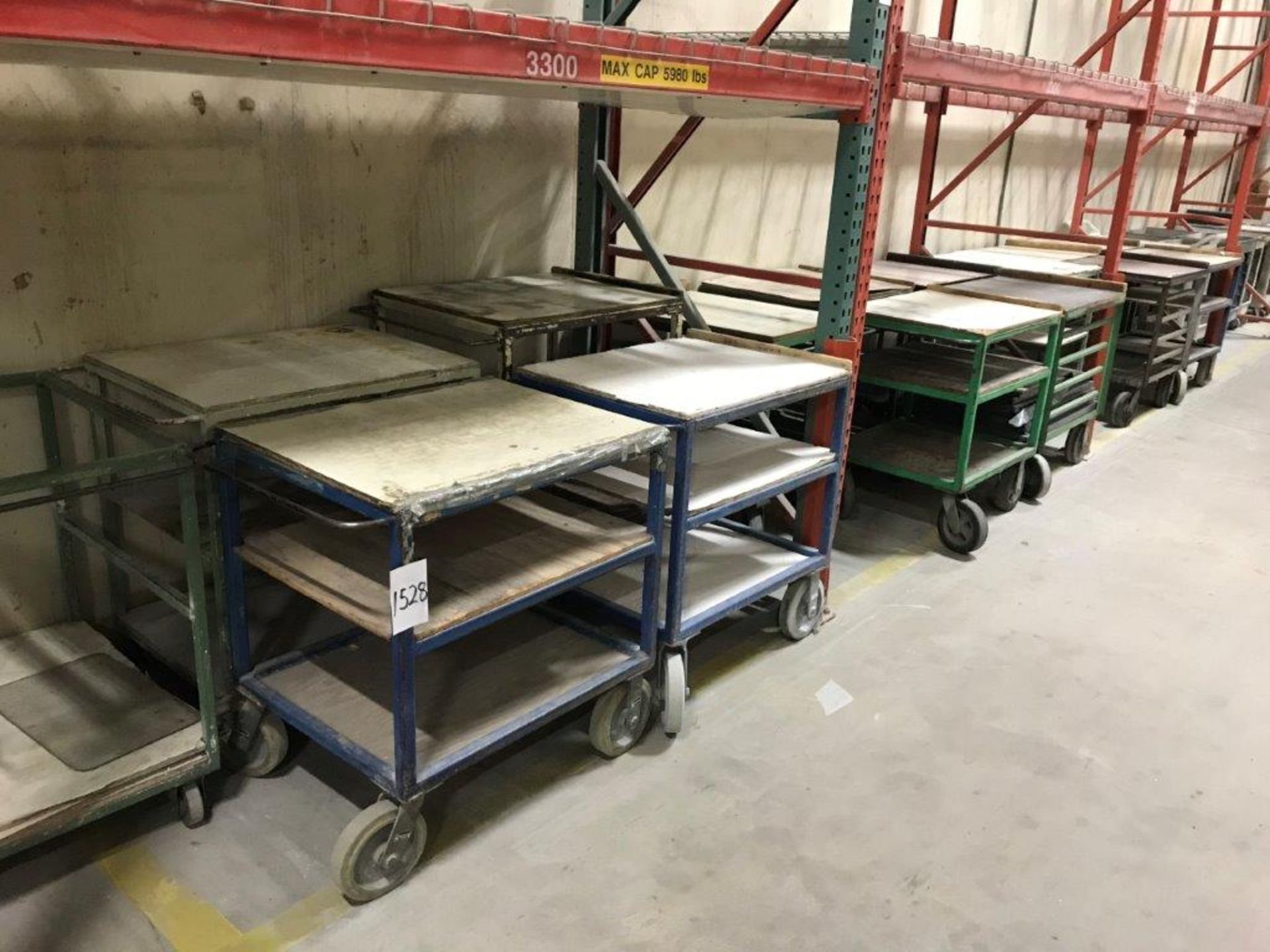 (15) Assorted Steel Carts