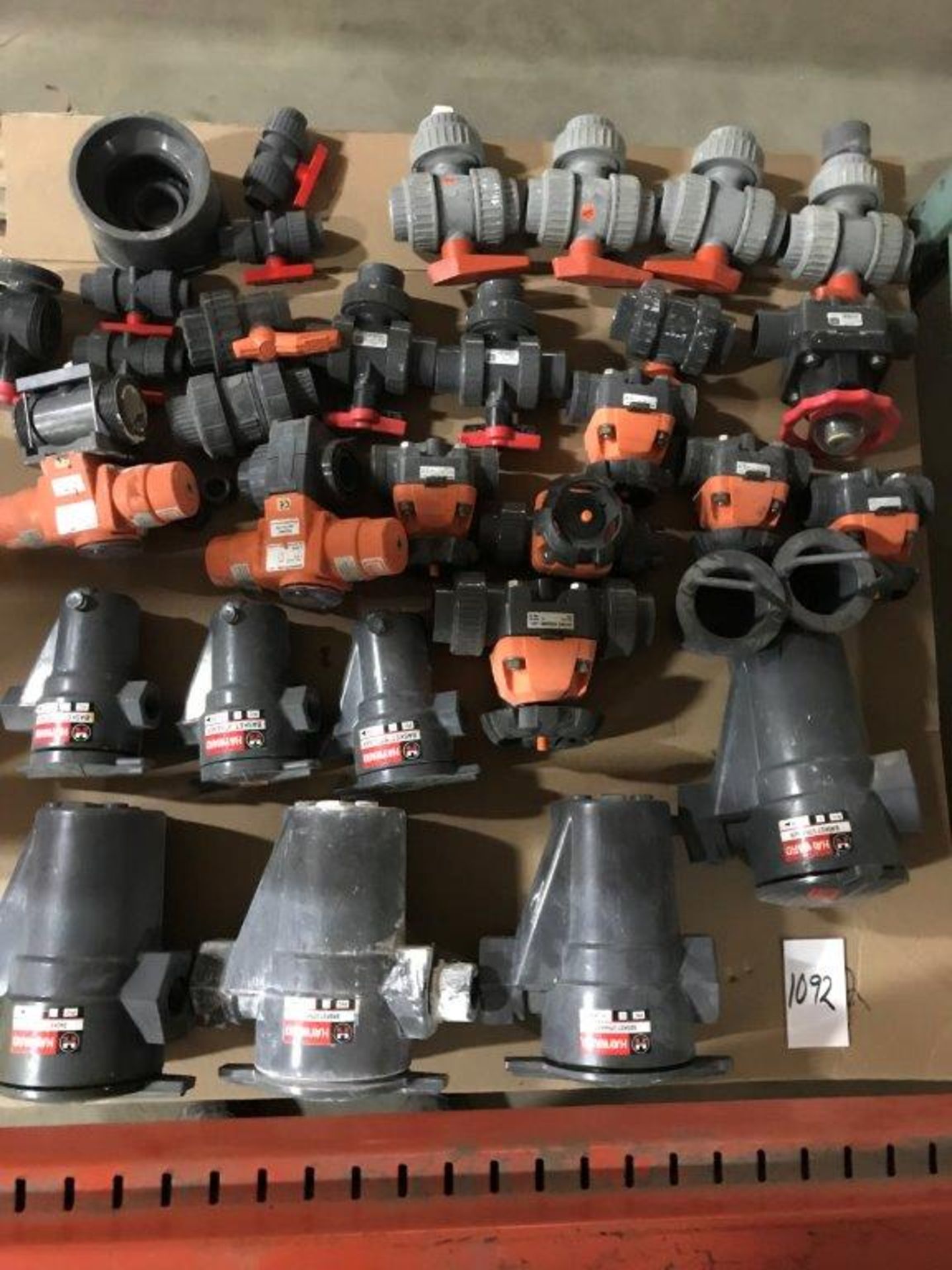 Lot of Assorted PVC Valves and Traps