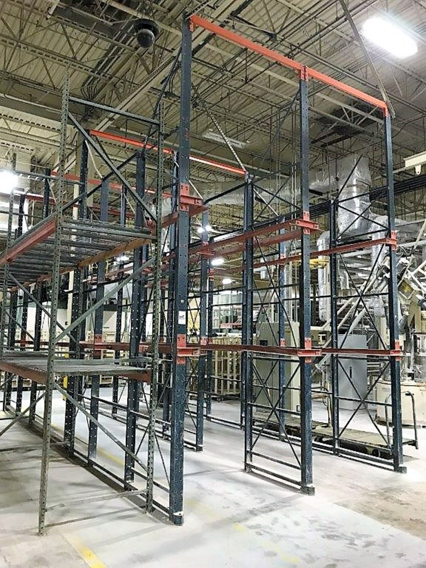 (2) Sections 48" Wide Pallet Racking