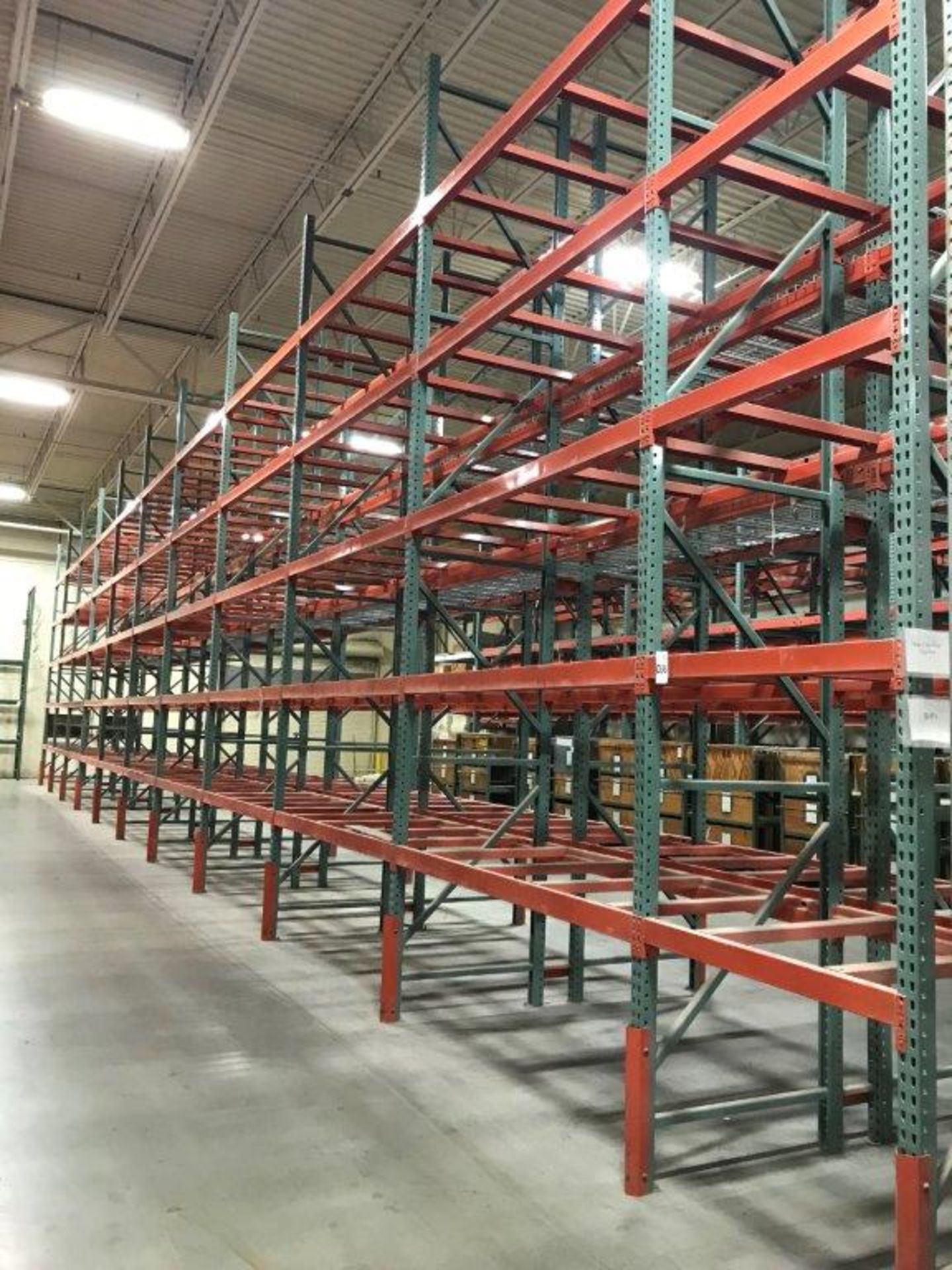 (10) Sections Interlake Pallet Racking