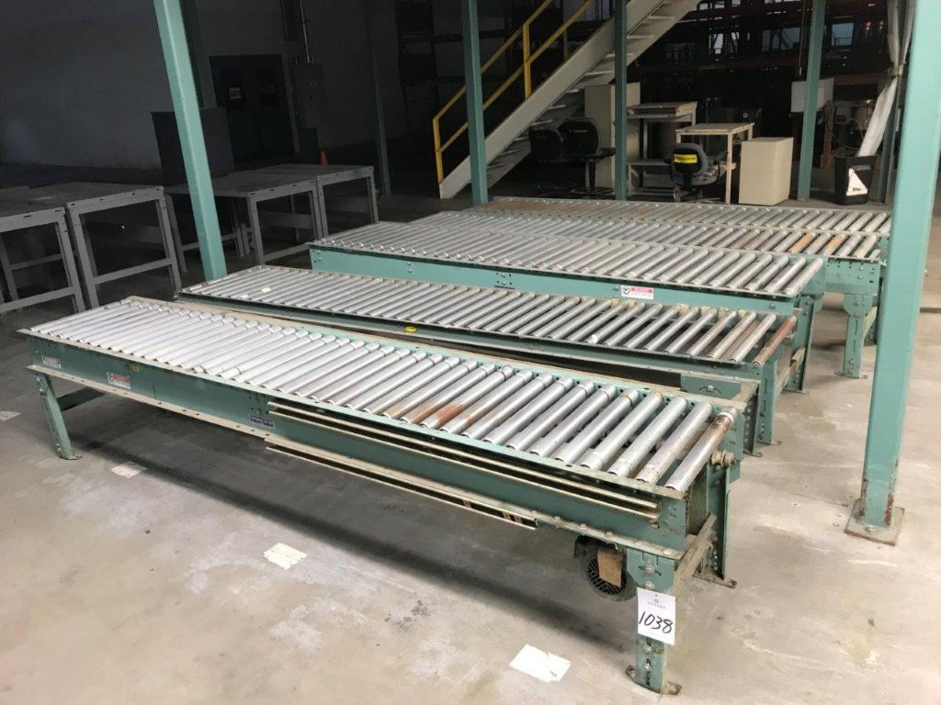 (4) Sections Assorted Roller Conveyor