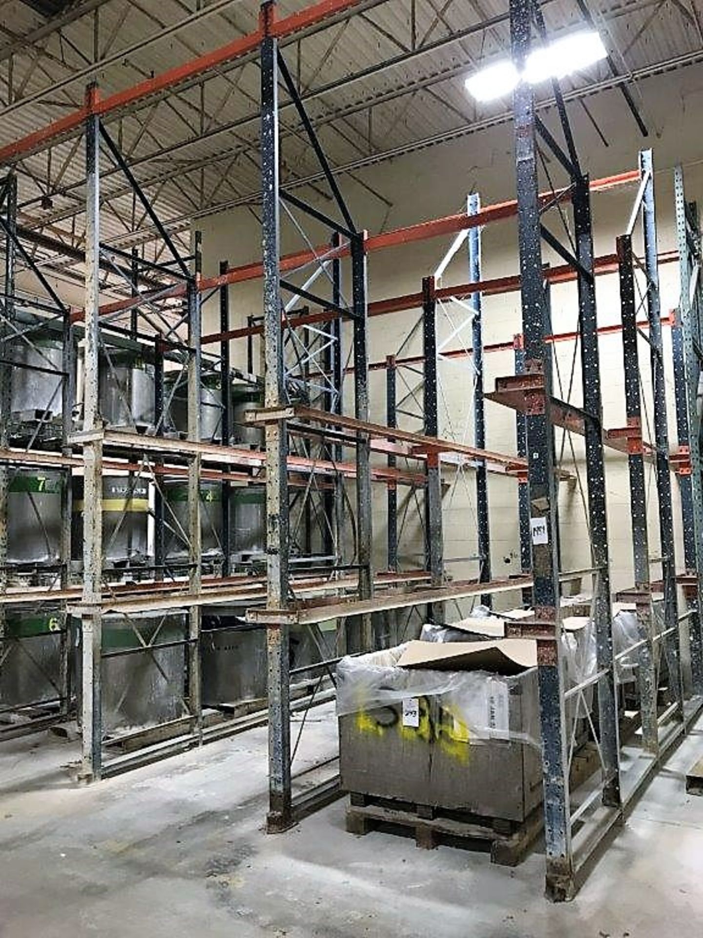(3) Sections 48" Wide Pallet Racking