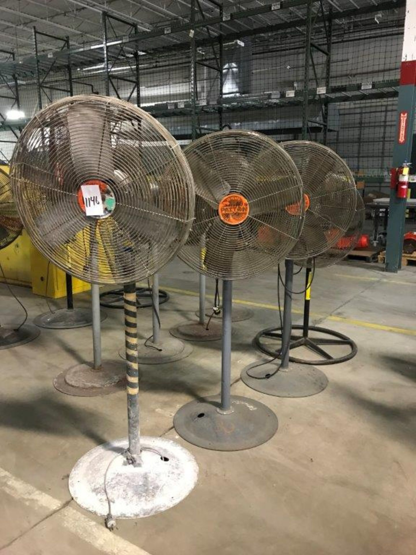 (4) Patton 30" Pedestal Fans