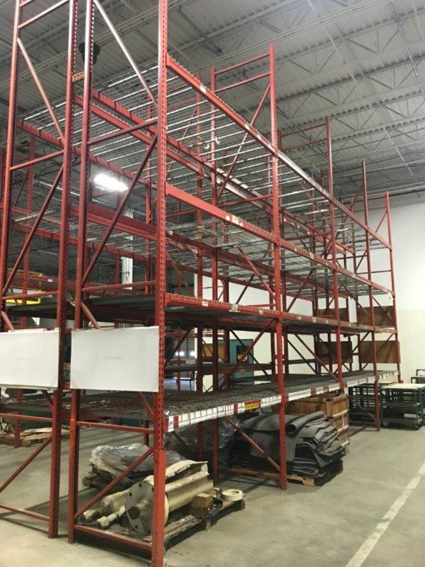 (5) Sections Interlake Pallet Racking