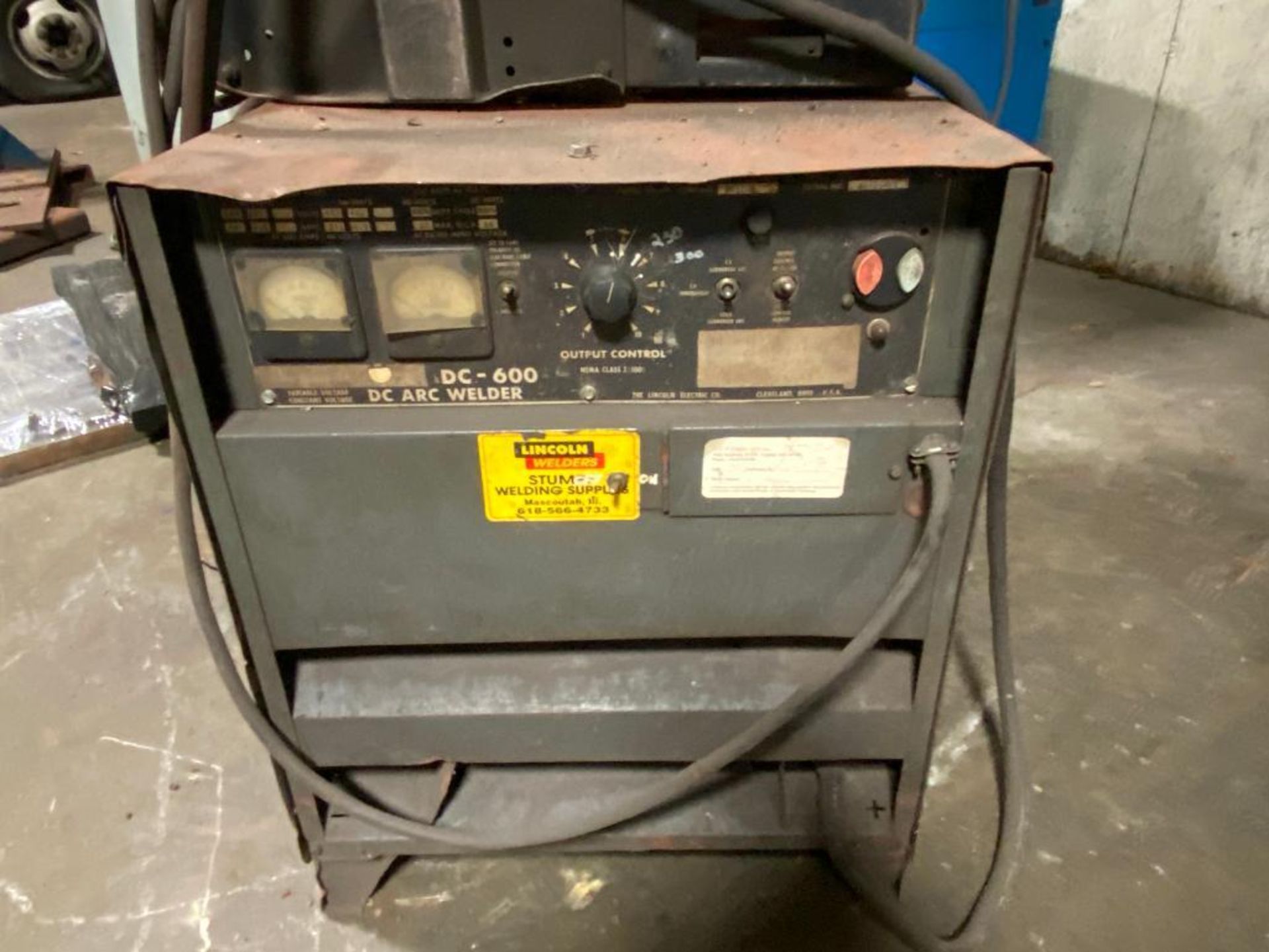 Lincoln DC-600 600-Amp Mig Welder - Image 3 of 3