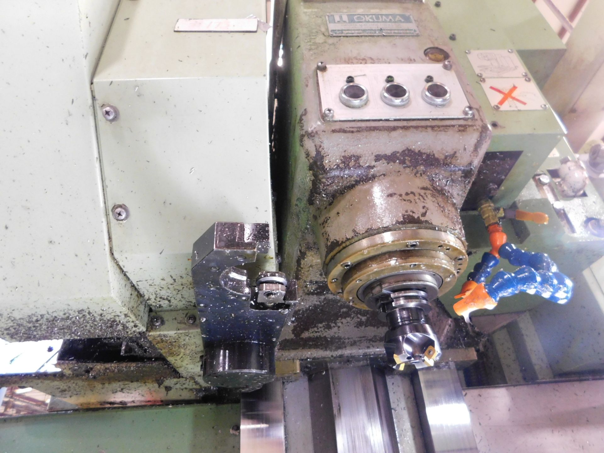 Okuma MC-4VAE 4-Axis CNC Vertical Machining Center, S/N 205.9445, 1990 - Image 7 of 8