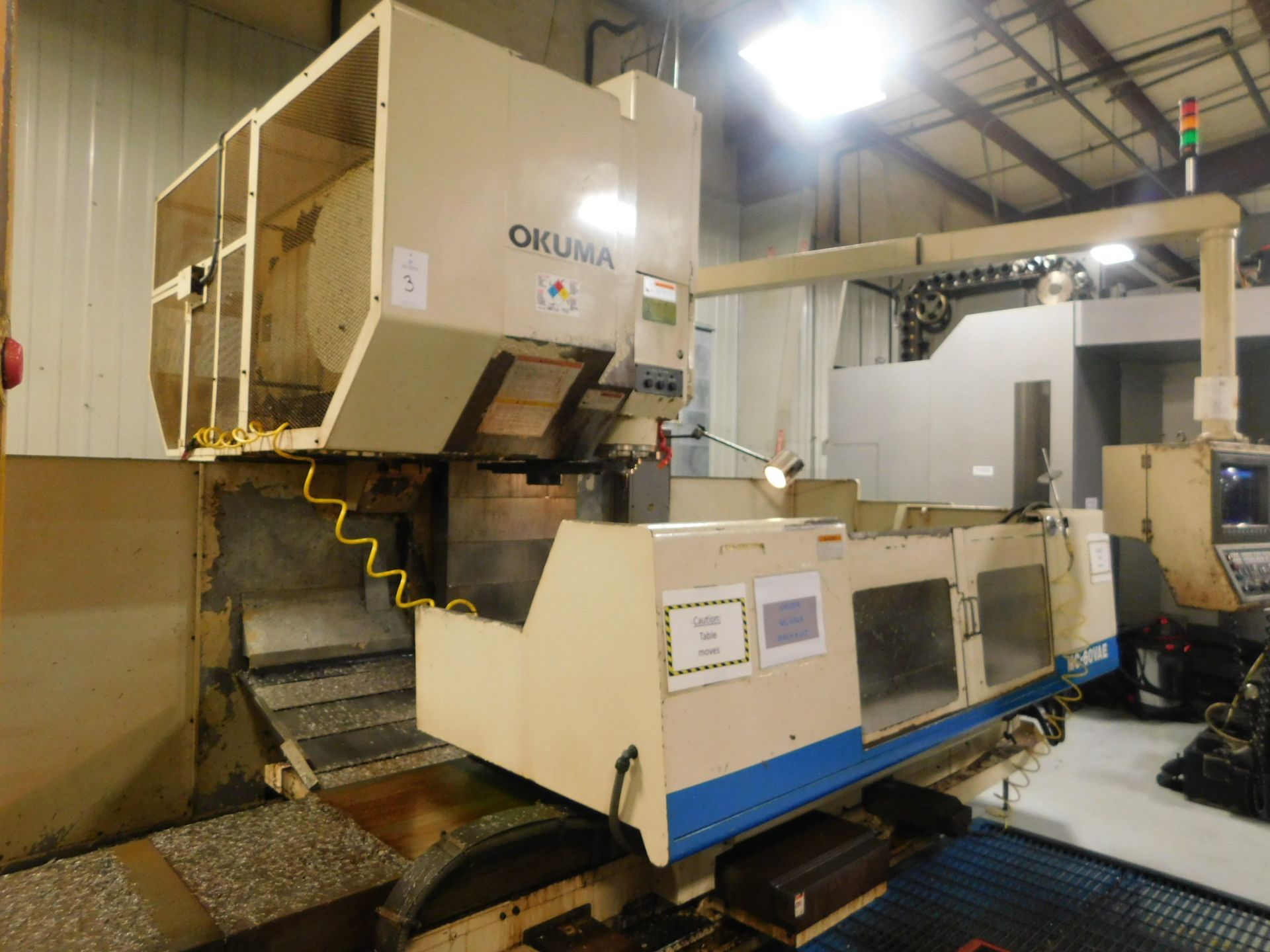 Okuma MC-60VAE 4-Axis CNC Vertical Machining Center, S/N 440, 1995 - Image 2 of 12