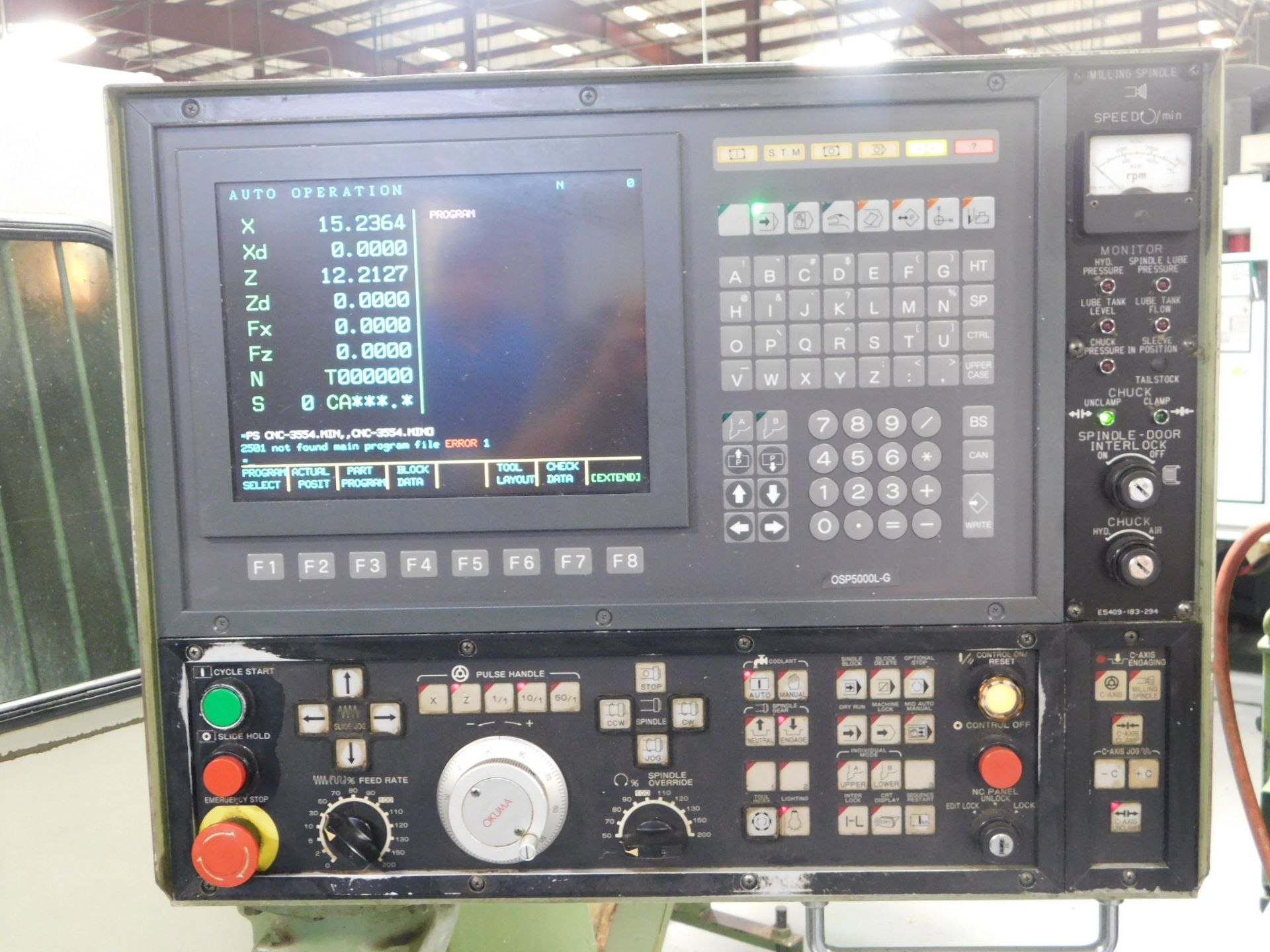 Okuma LC-20M CNC Milling & Turning Center, S/N 6311-4161, 1988 - Image 7 of 9