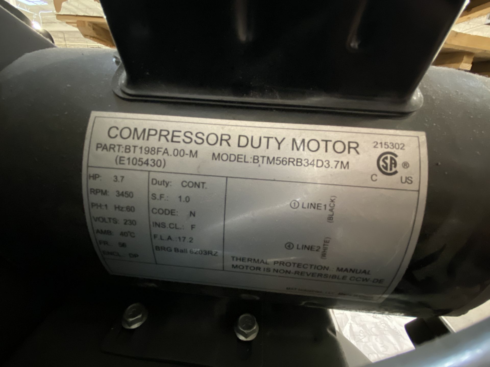 Husky C602H 4hp Vertical Tank Air Compressor, 2018 - Image 4 of 7