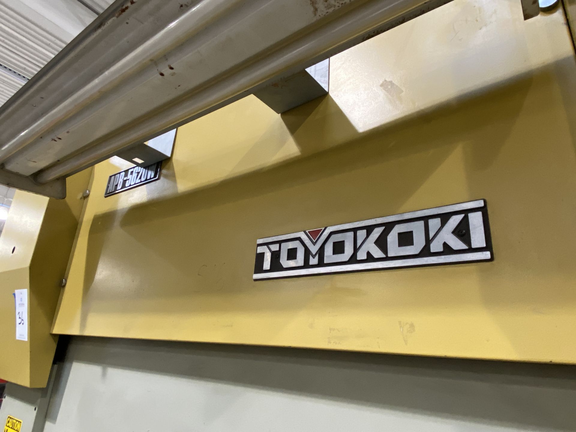 Toyokoki APB5620W 56-Ton x 78" Servo-Electric Press Brake, S/N APB2794, 1994 - Image 8 of 20