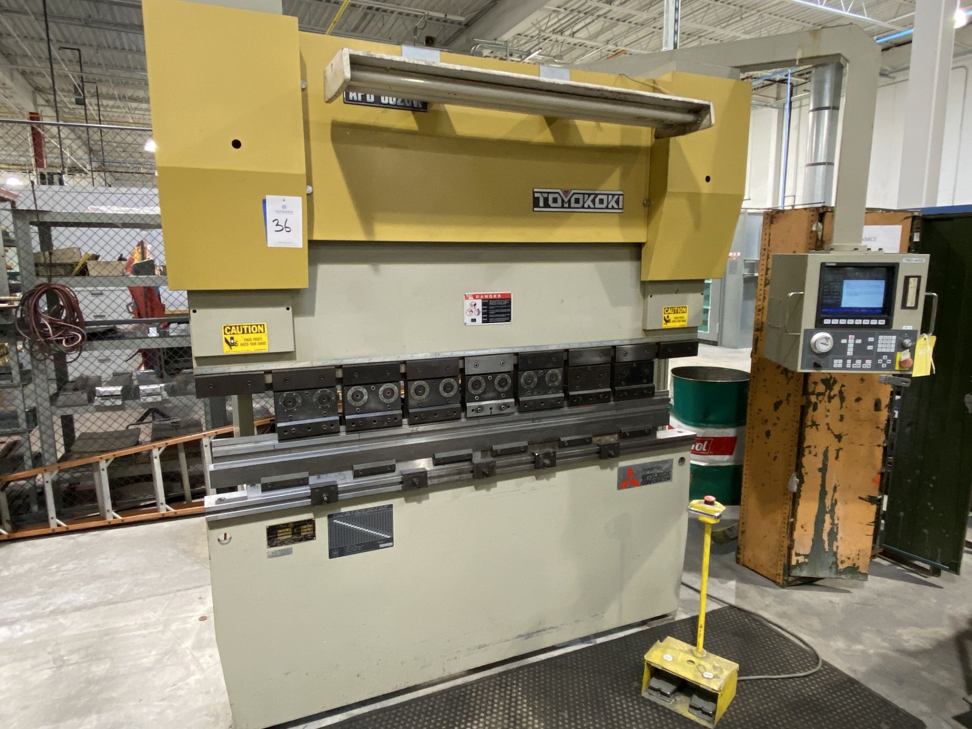 Toyokoki APB5620W 56-Ton x 78" Servo-Electric Press Brake, S/N APB2794, 1994