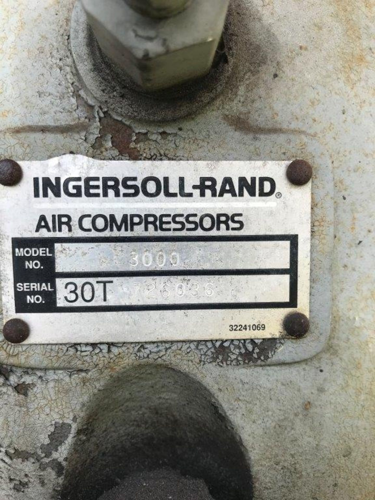 Ingersoll Rand 3000 Air Compressor - Image 2 of 2