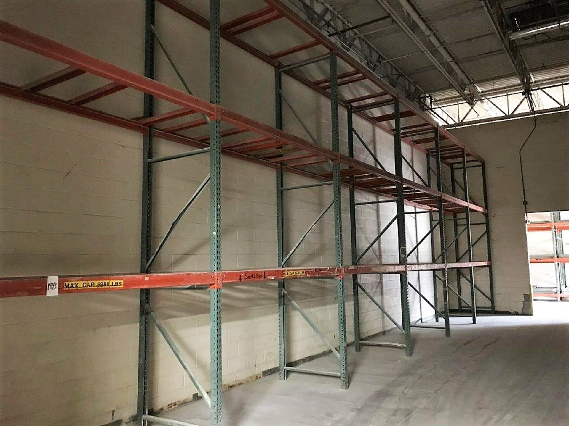 (13) Sections Pallet Racking