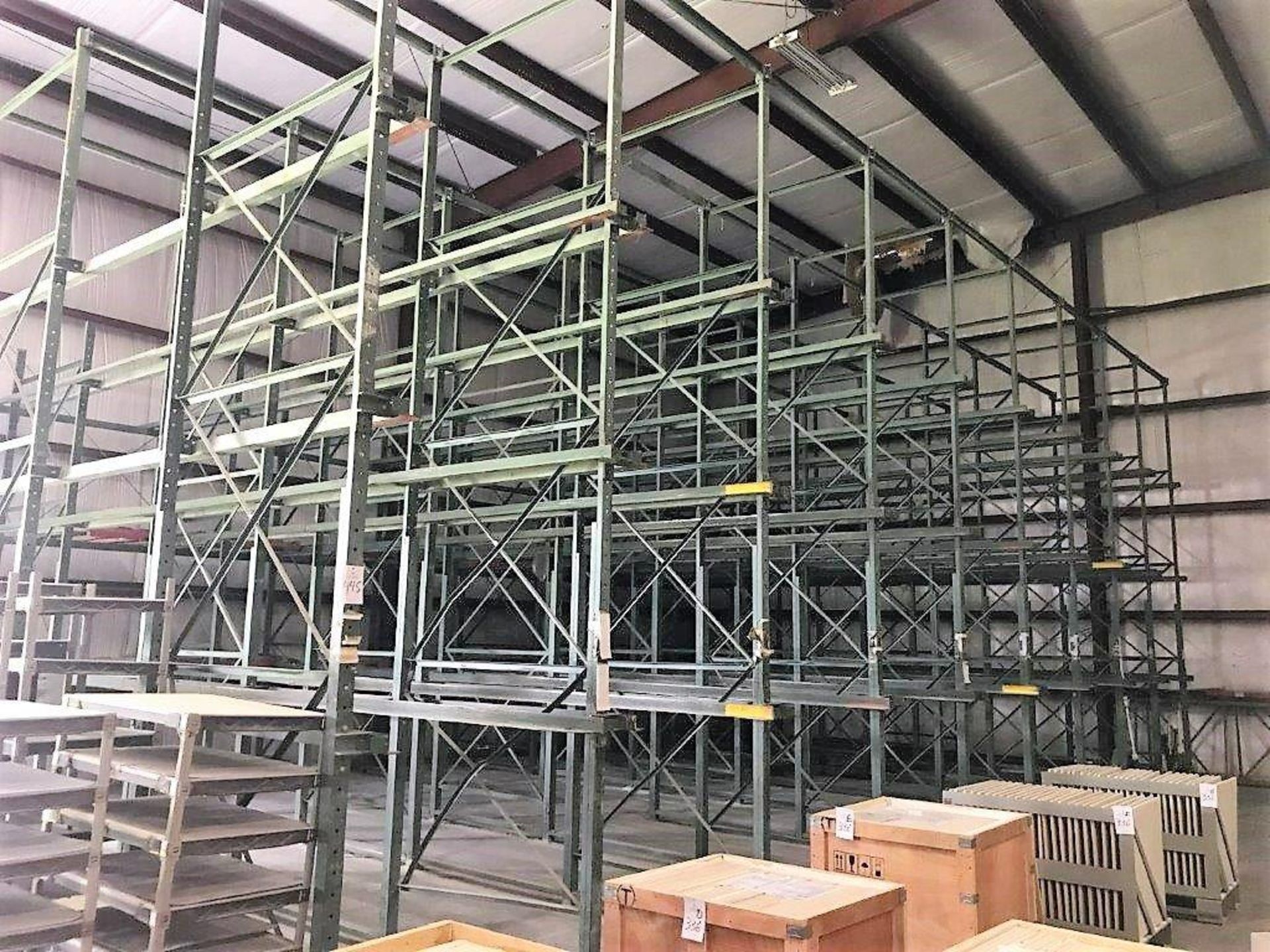 (9) Sections 48" Pallet Racking