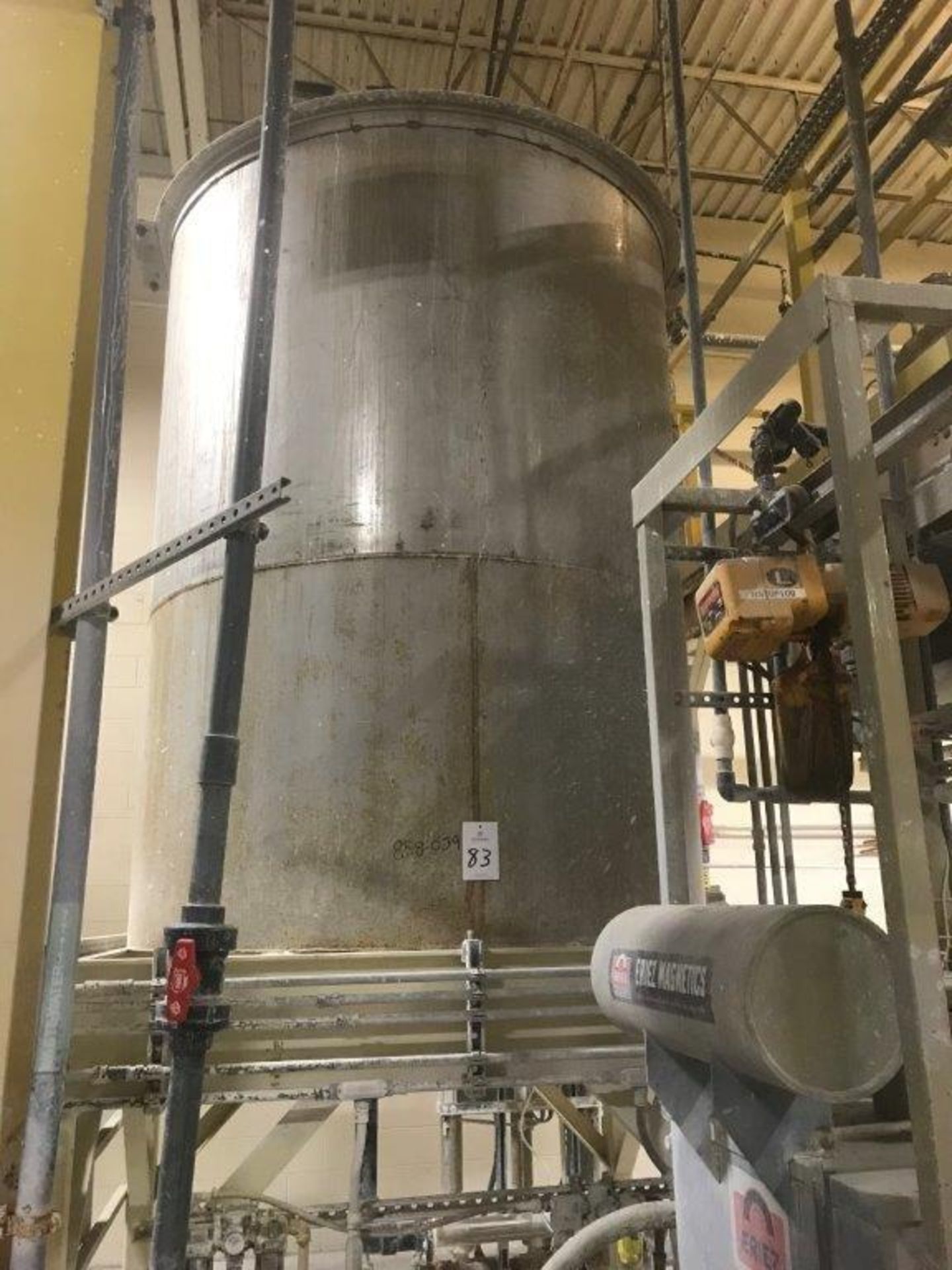 2000-Gallon SS Vertical Tank