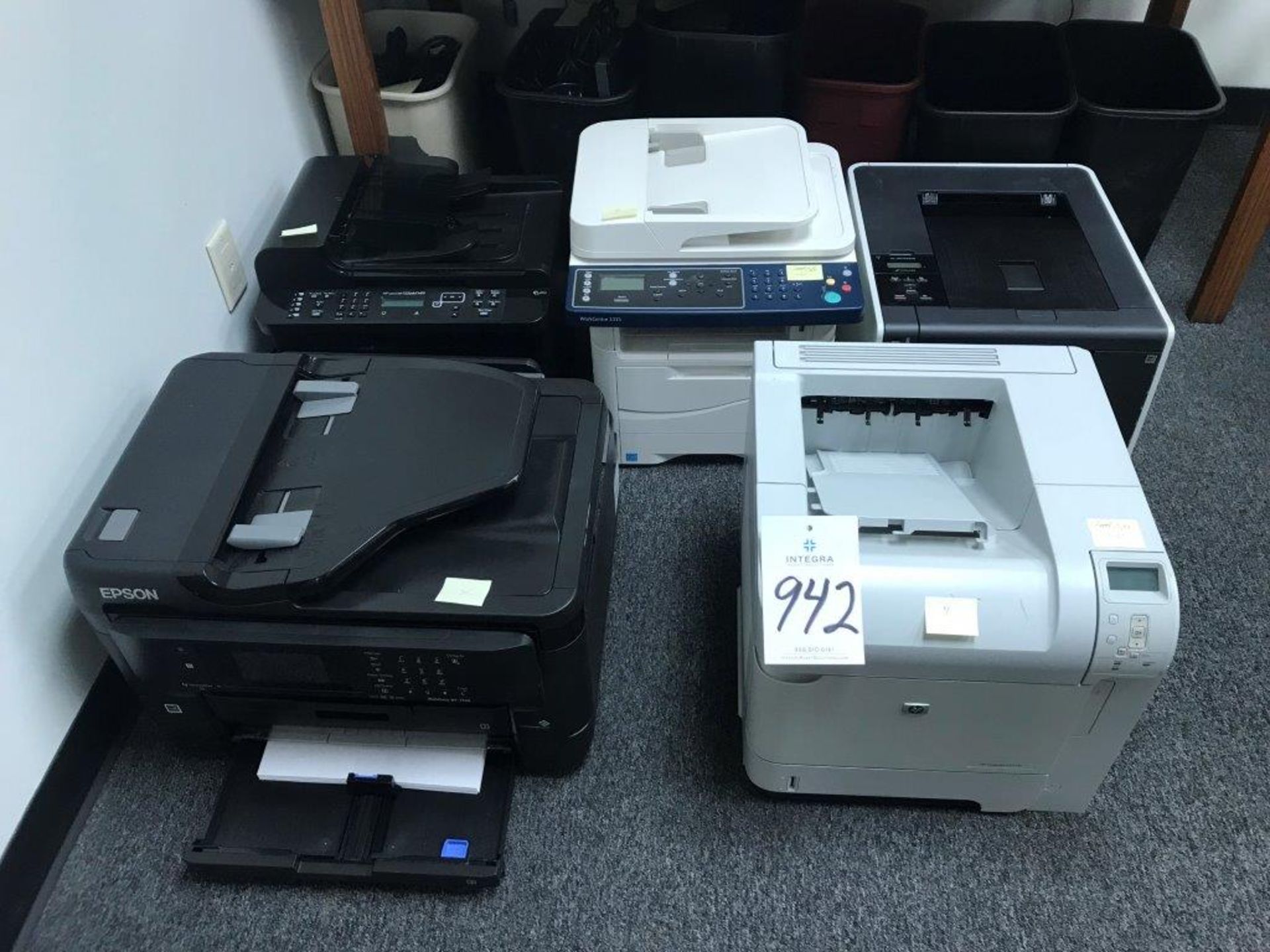 (5) Assorted Laser Jet Printers