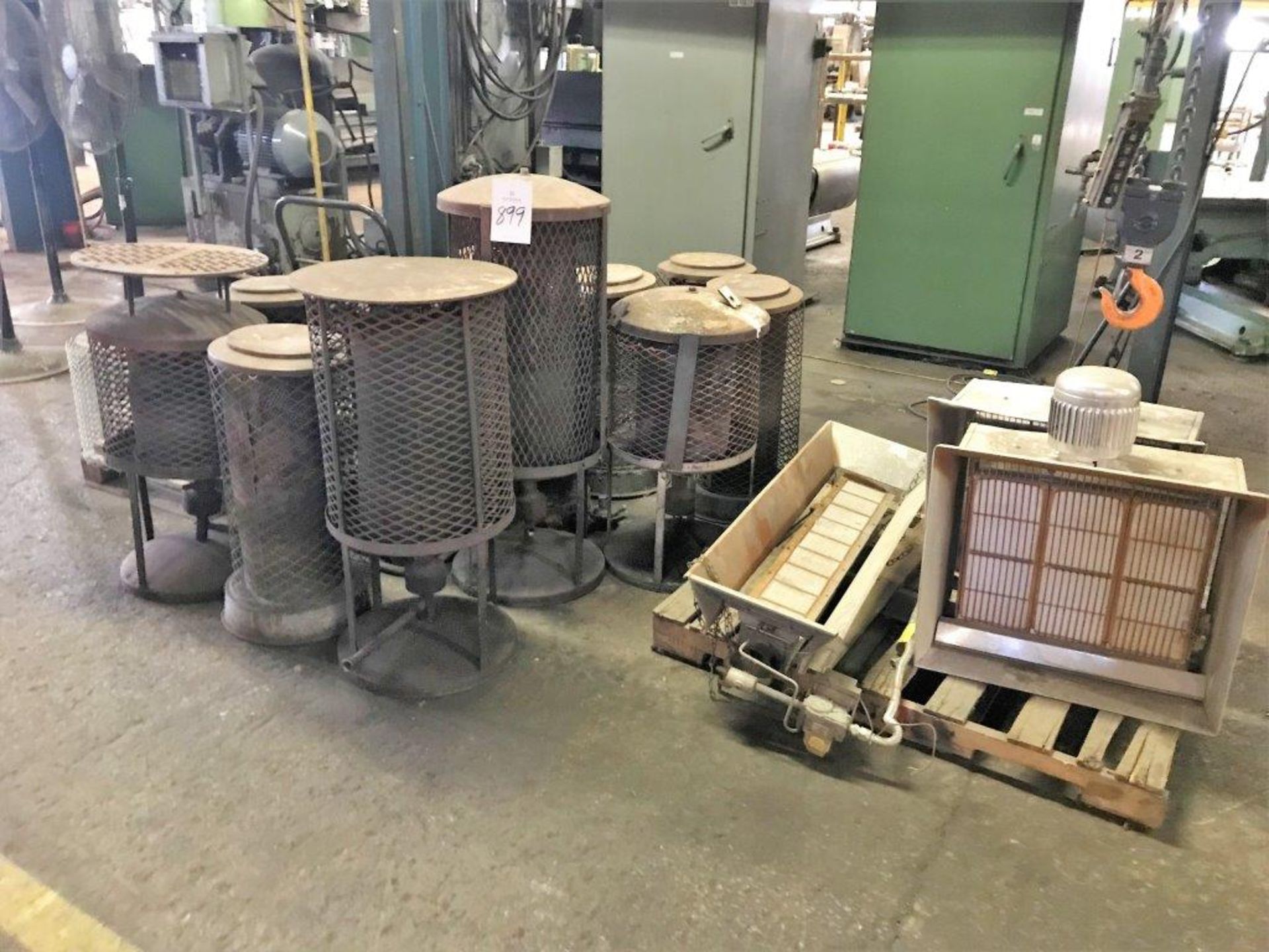 Lot of Assorted Natural Gas Radiant Heaters