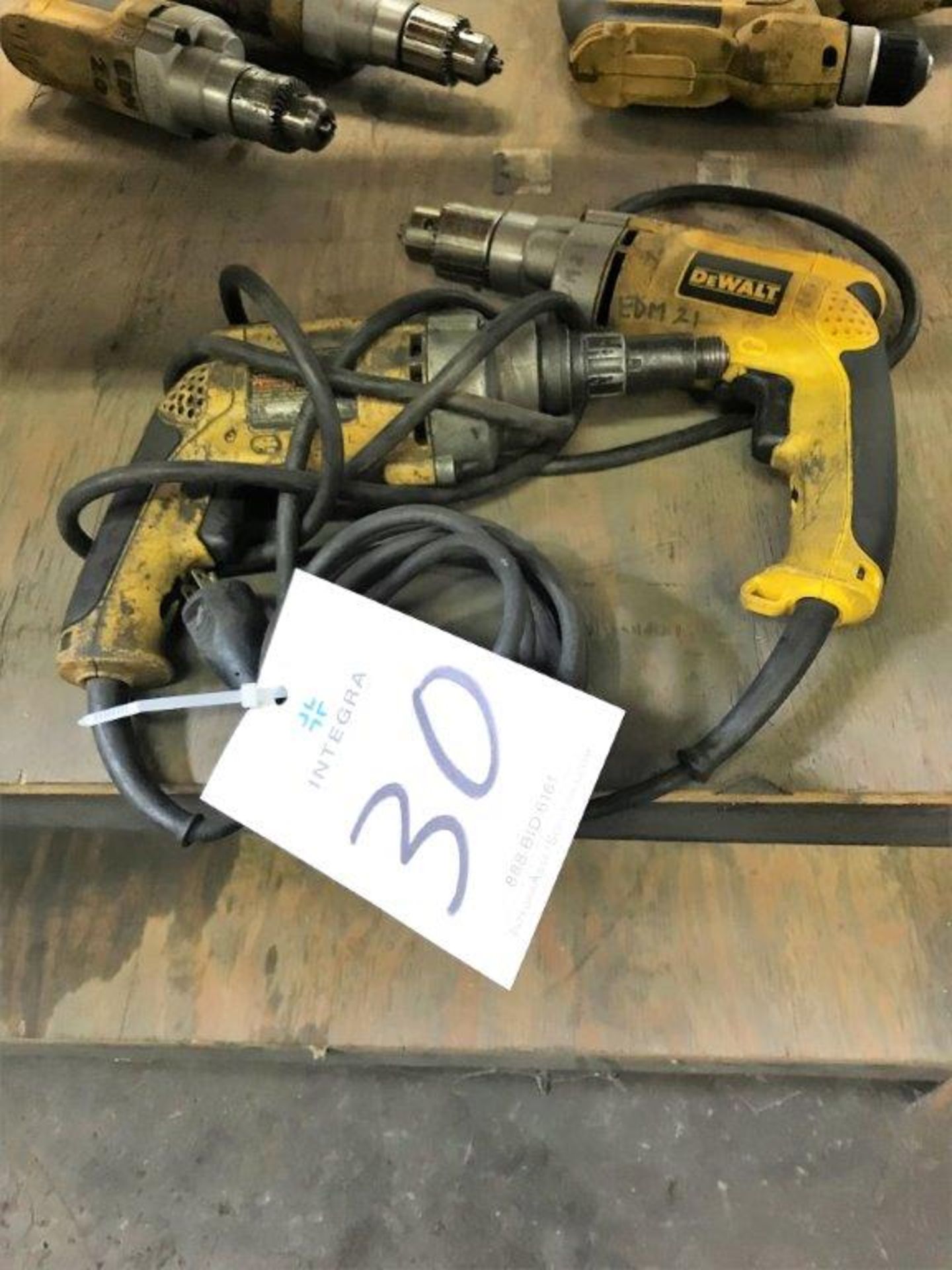 (2) Assorted DeWalt, Drills