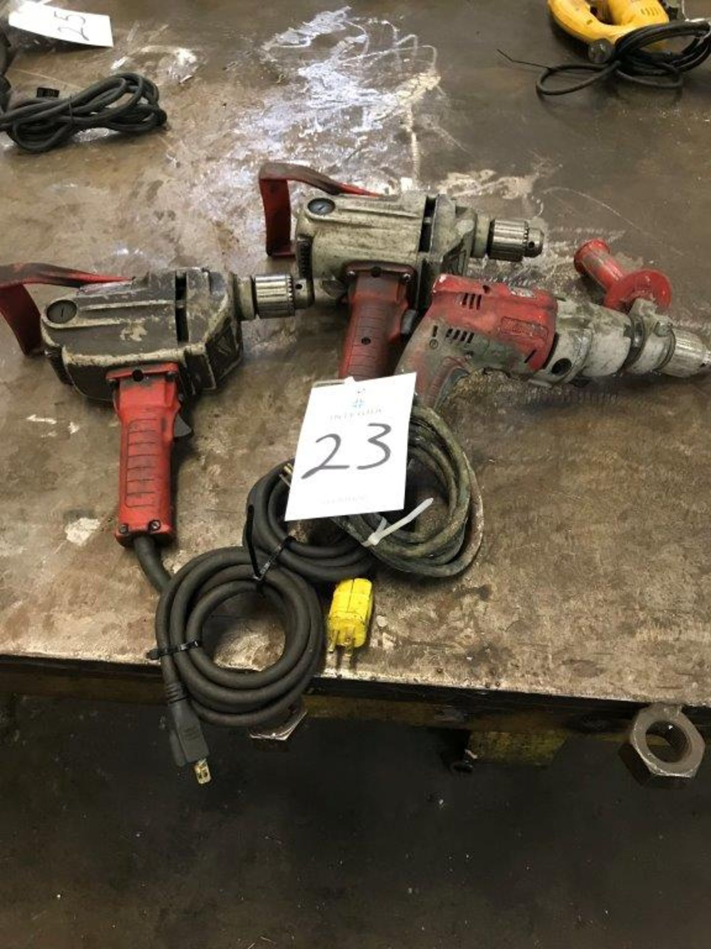 (3) Assorted Milwaukee Drills