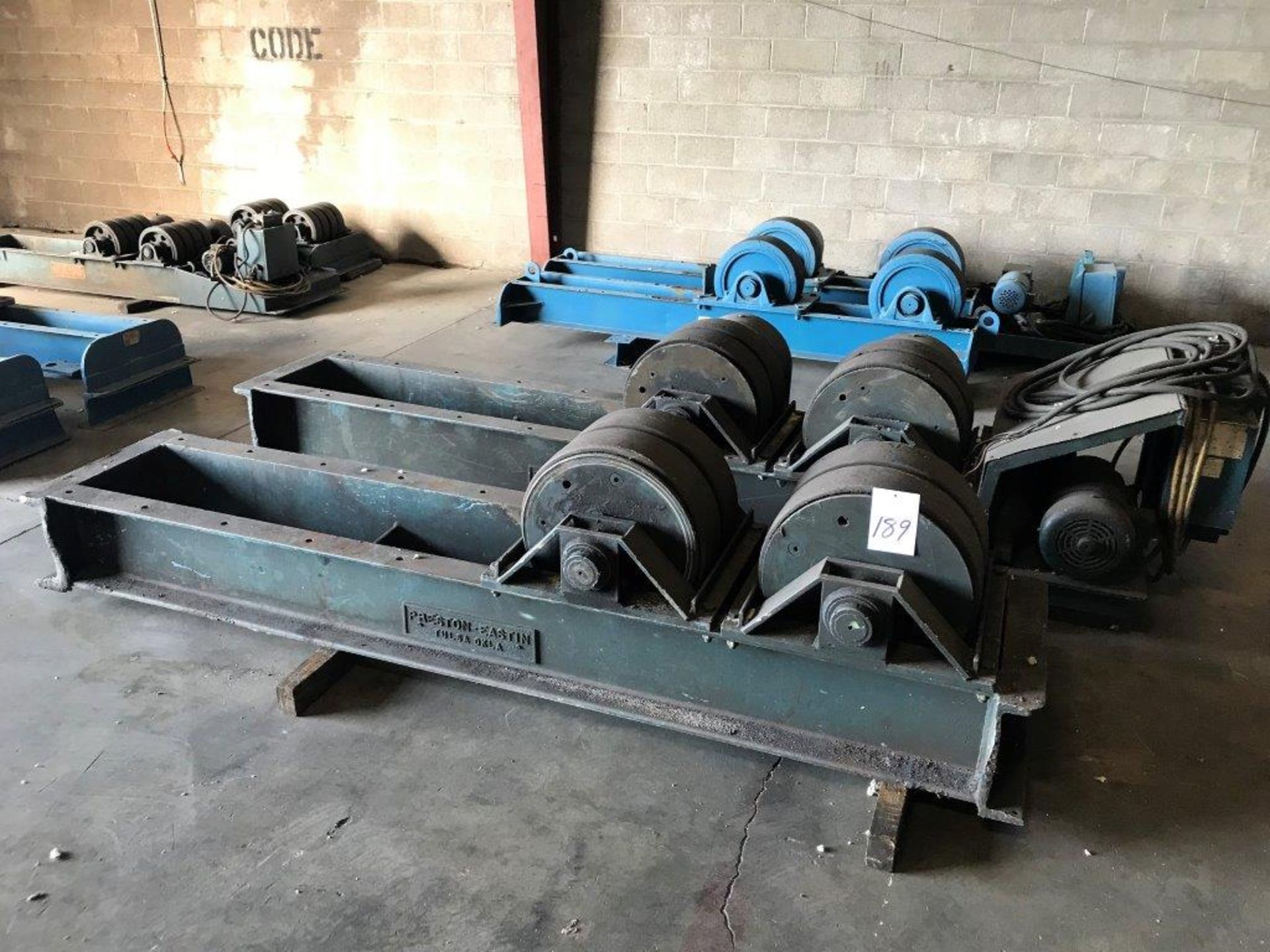 60 Ton Preston-Eastin Tank Turning Roll set