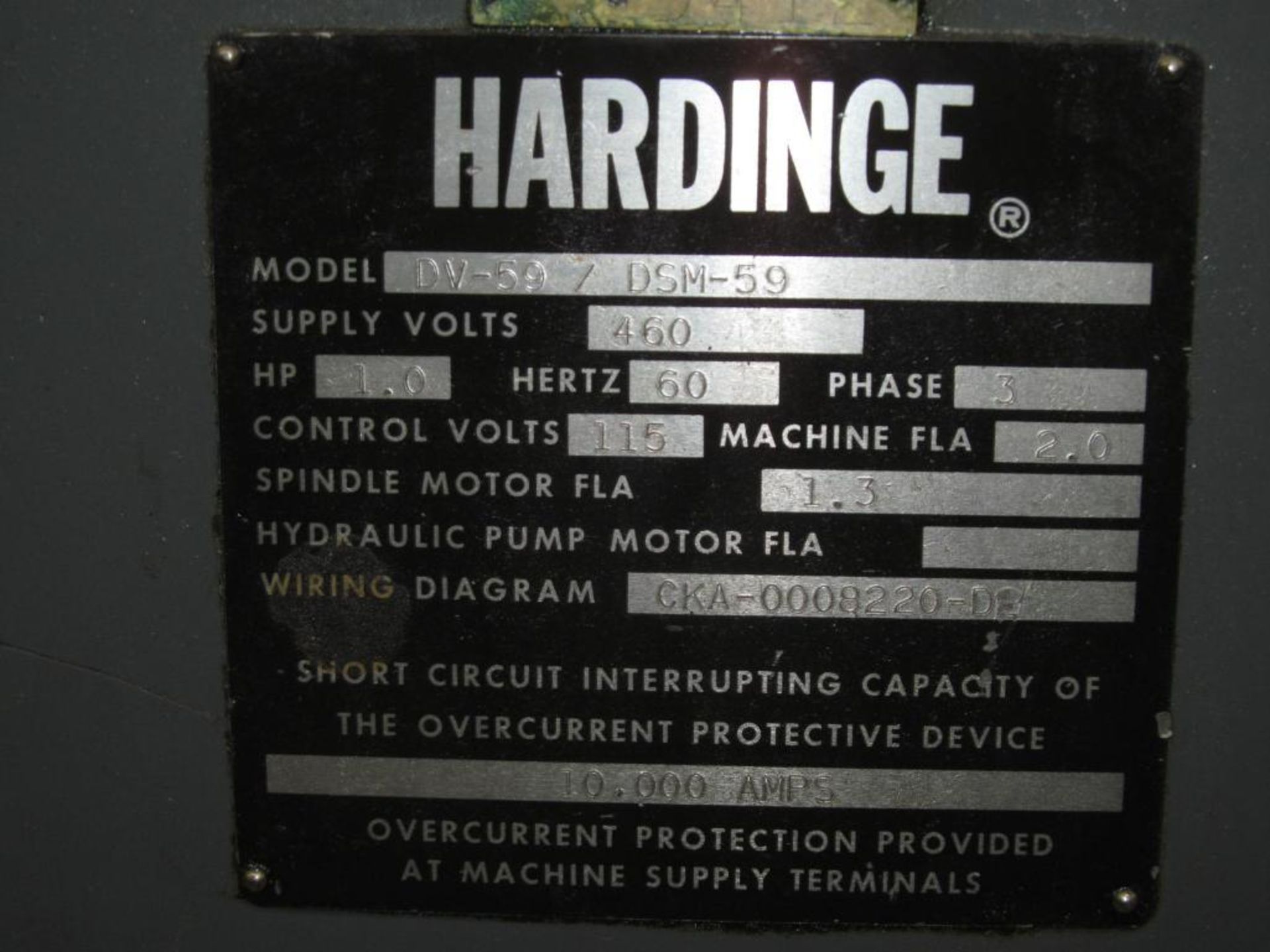 Hardinge DV-59 Second Operation Lathe - Image 8 of 8