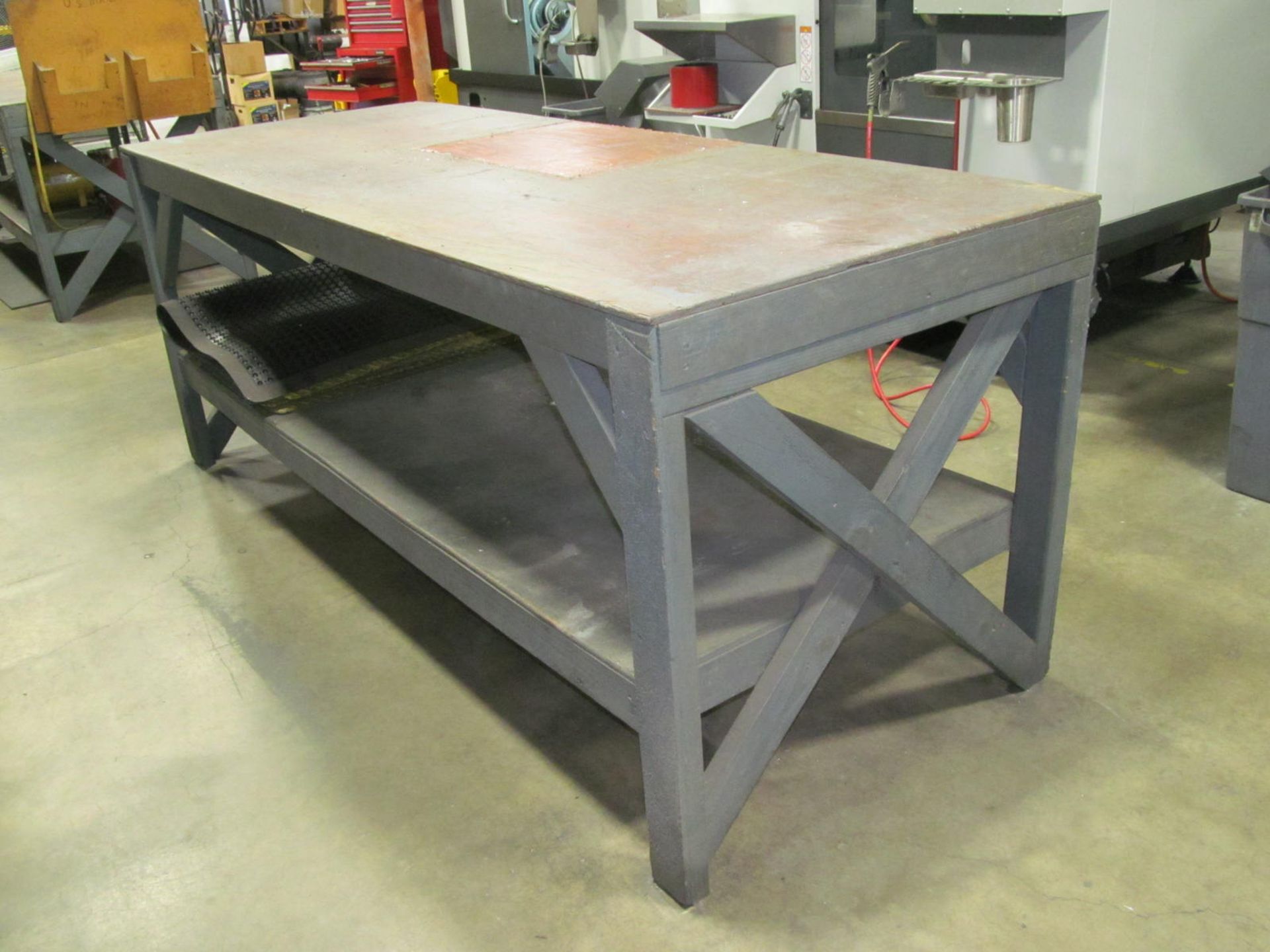 (2) Wooden Work Benches