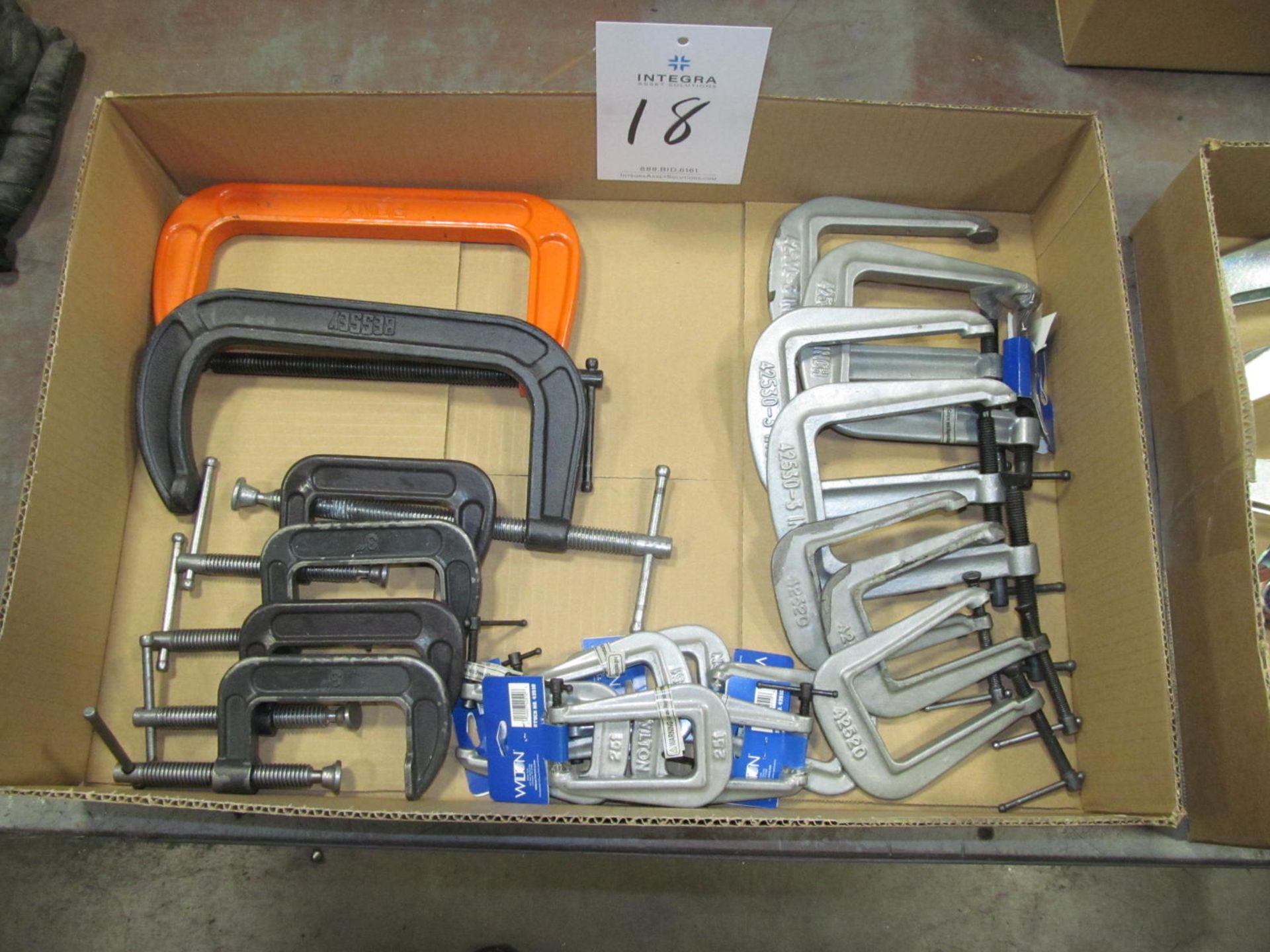 Lot of Assorted C-Clamps