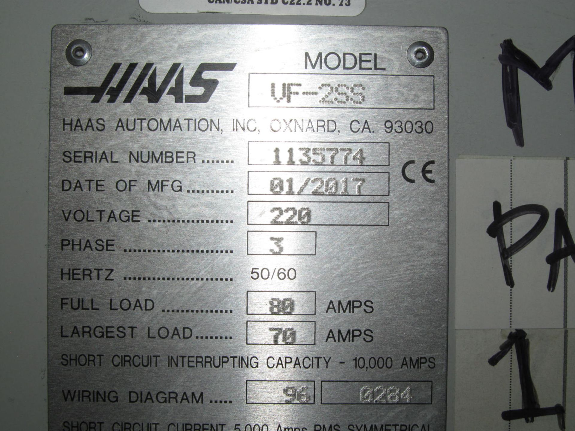 Haas VF-2SS CNC Vertical Machining Center - Image 11 of 11