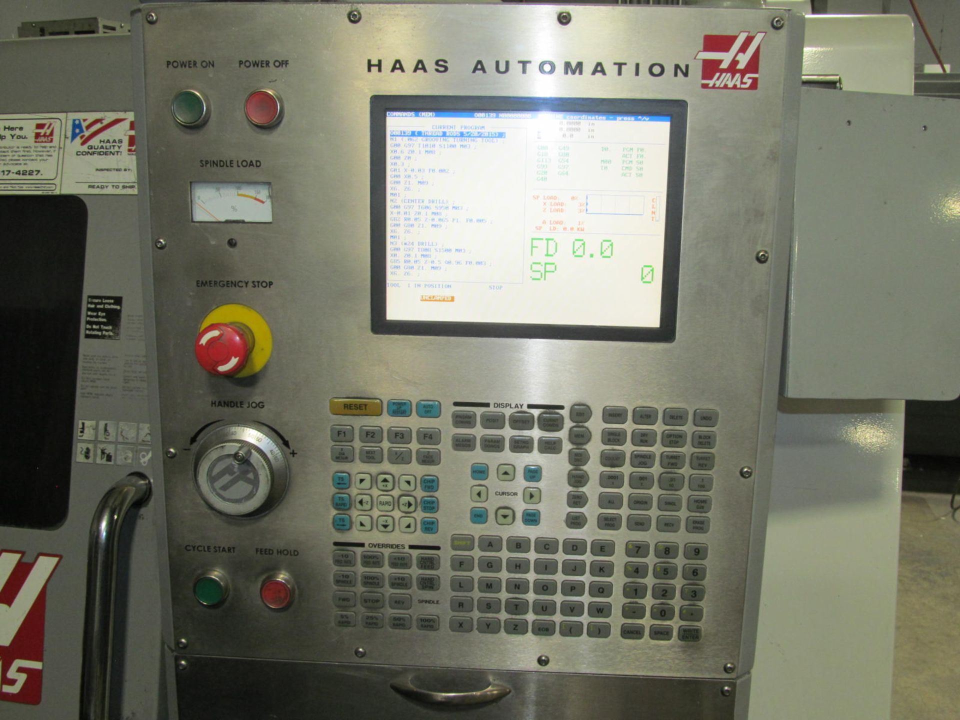 Haas SL-20T 2-Axis CNC Lathe - Image 7 of 8