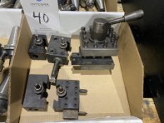 Lot of Lathe Tool Post with (4) Quick Change Holders