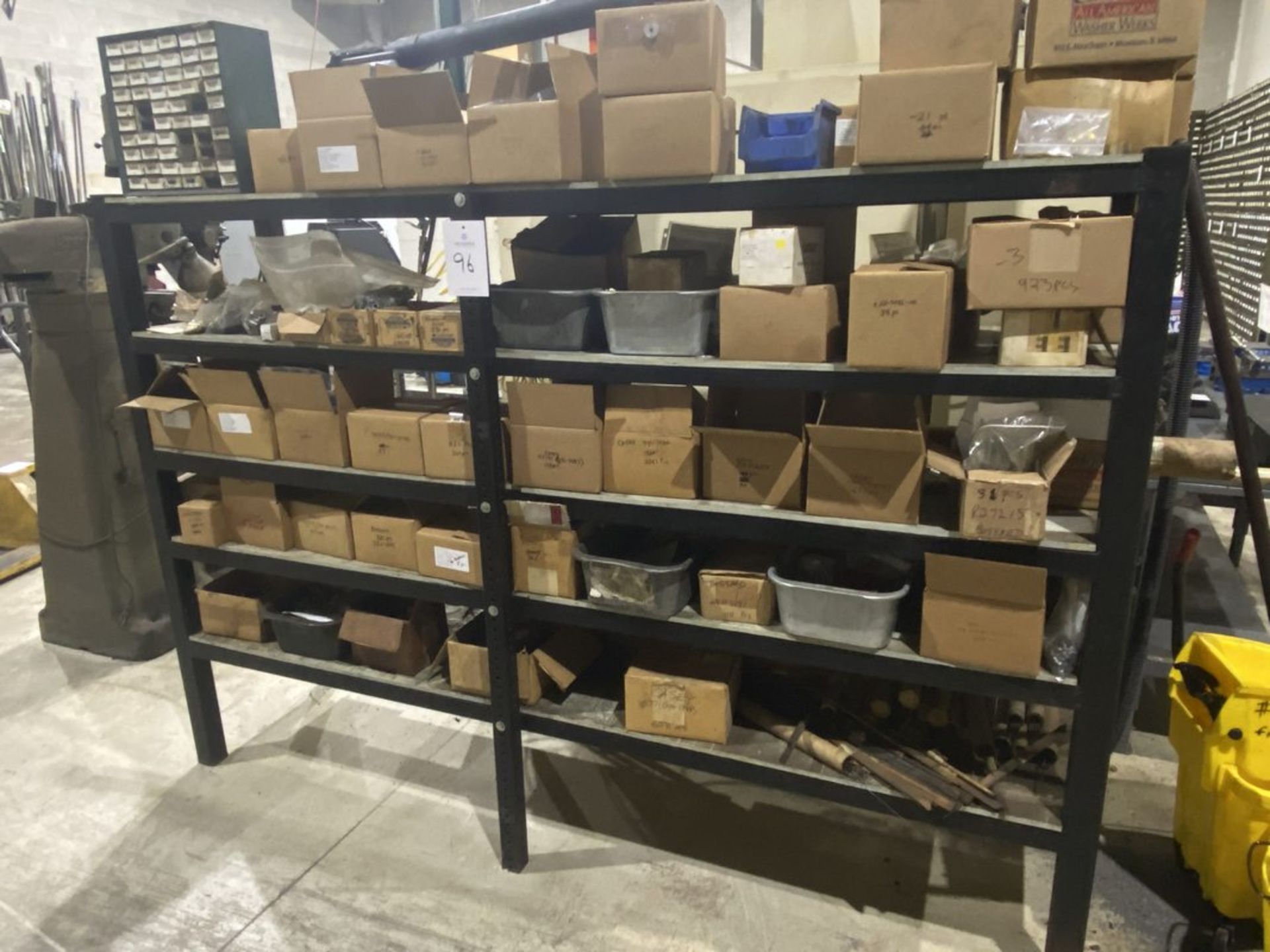 5-Shelf Medium Duty Steel Rack with Misc. Contents - Image 2 of 2