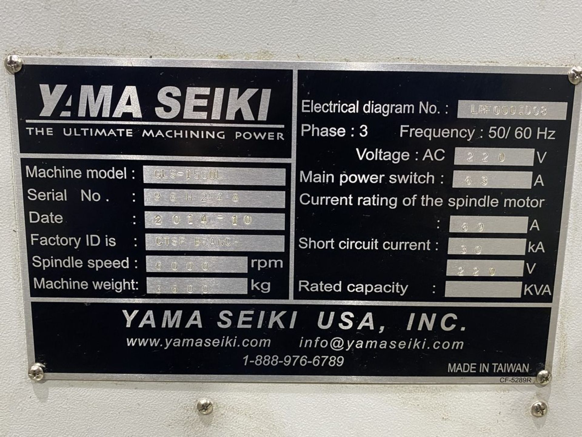 Yama Seiki GLS-1500L CNC Turning Center - Image 21 of 21