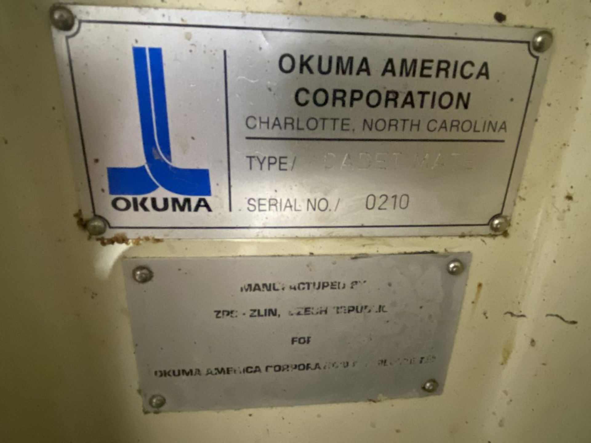 Okuma Cadet Mate CNC Vertical Machining Center - Image 11 of 11