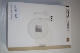 BOXED HUAWEI FREEBUDS 3 NEW INTELLIGENT SOUND RRP £99.00Condition ReportAppraisal Available on