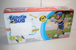 BOXED SCOOTIE BUG 3 WHEELED FOLDING SCOOTER RRP £26.89Condition ReportAppraisal Available on