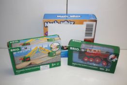 3X ASSORTED BOXED TOYS TO INCLUDE BRIO & MATH WHIZZ (IMAGE DEPICTS STOCK)Condition ReportAppraisal