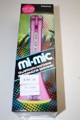 BOXED BLUETOOTH MI-MIC KARAOKE MICROPHONE SPEAKER RRP £22.50Condition ReportAppraisal Available on