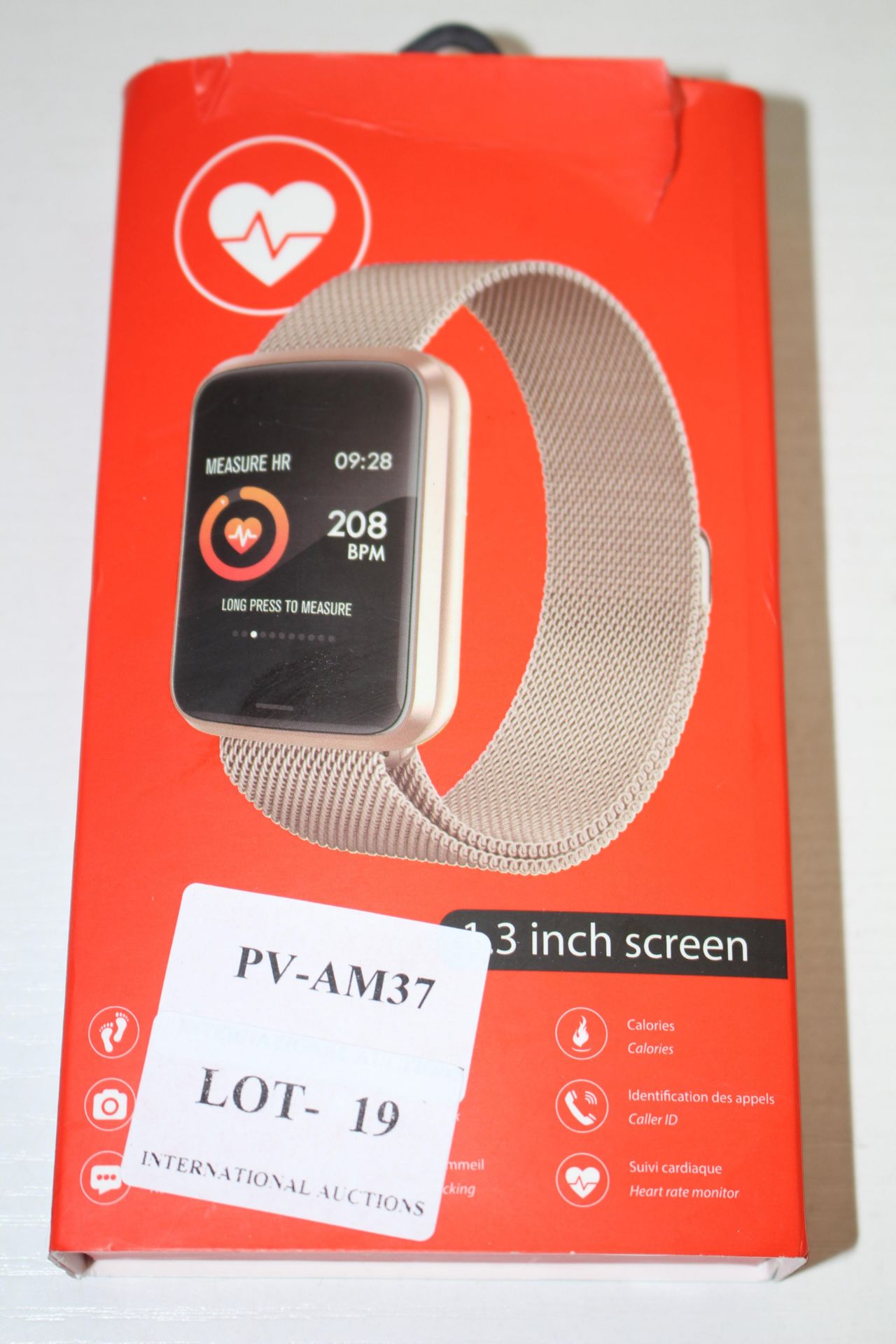 BOXED LINTELEK SPORTS WATCH 1.3INCH SCREEN FITNESS TRACKER RRP £39.99Condition ReportAppraisal