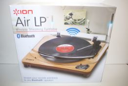 BOXED ION AIR LP WIRELESS STREAMING TURNTABLE BLUETOOTH IT55FW RRP £59.99Condition ReportAppraisal