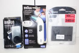 3X ASSORTED ITEMS BY BRAUN & KINGSTON COMBINED RRP £99.00Condition ReportAppraisal Available on