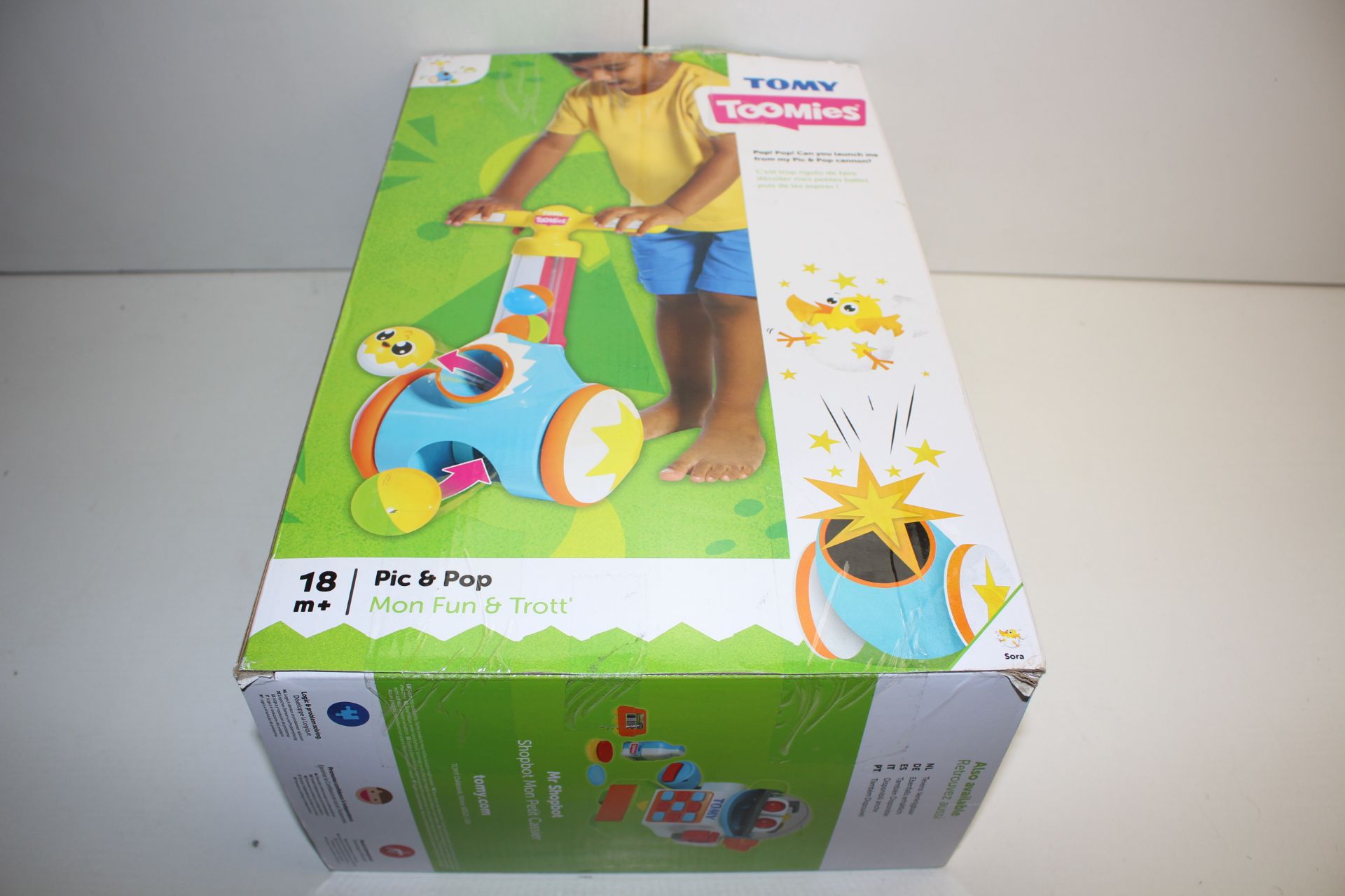 BOXED TOMY TOOMIES PIC & POP MON FUN & TROT RRP £20.52Condition ReportAppraisal Available on