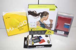 4X ASSORTED BOXED ITEMS TO INCLUDE YAMIPHO WIRELESS HEADPHONE, GL-INET MINI SMART ROUTER &
